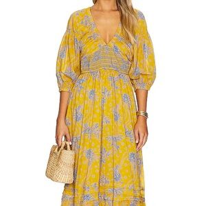 Free people Golden Hour maxi dress in Egyptian Palm